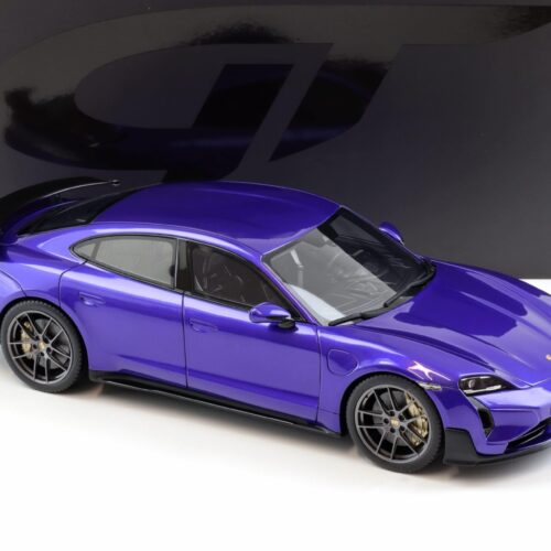 1:18 GT Spirit GT520 Porsche Taycan Turbo GT Weissach Package purple sky metallic 2023
