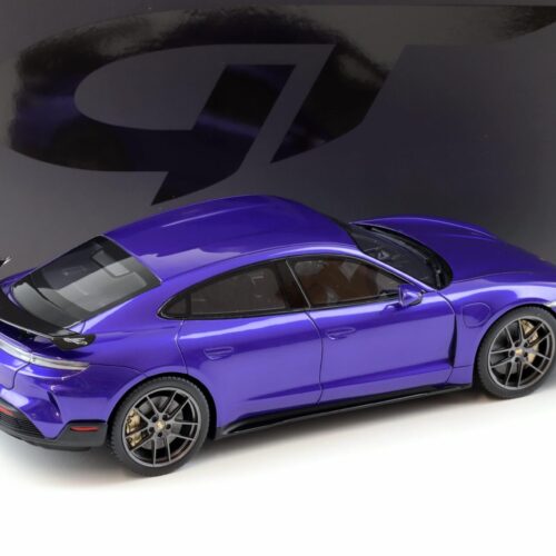 1:18 GT Spirit GT520 Porsche Taycan Turbo GT Weissach Package purple sky metallic 2023
