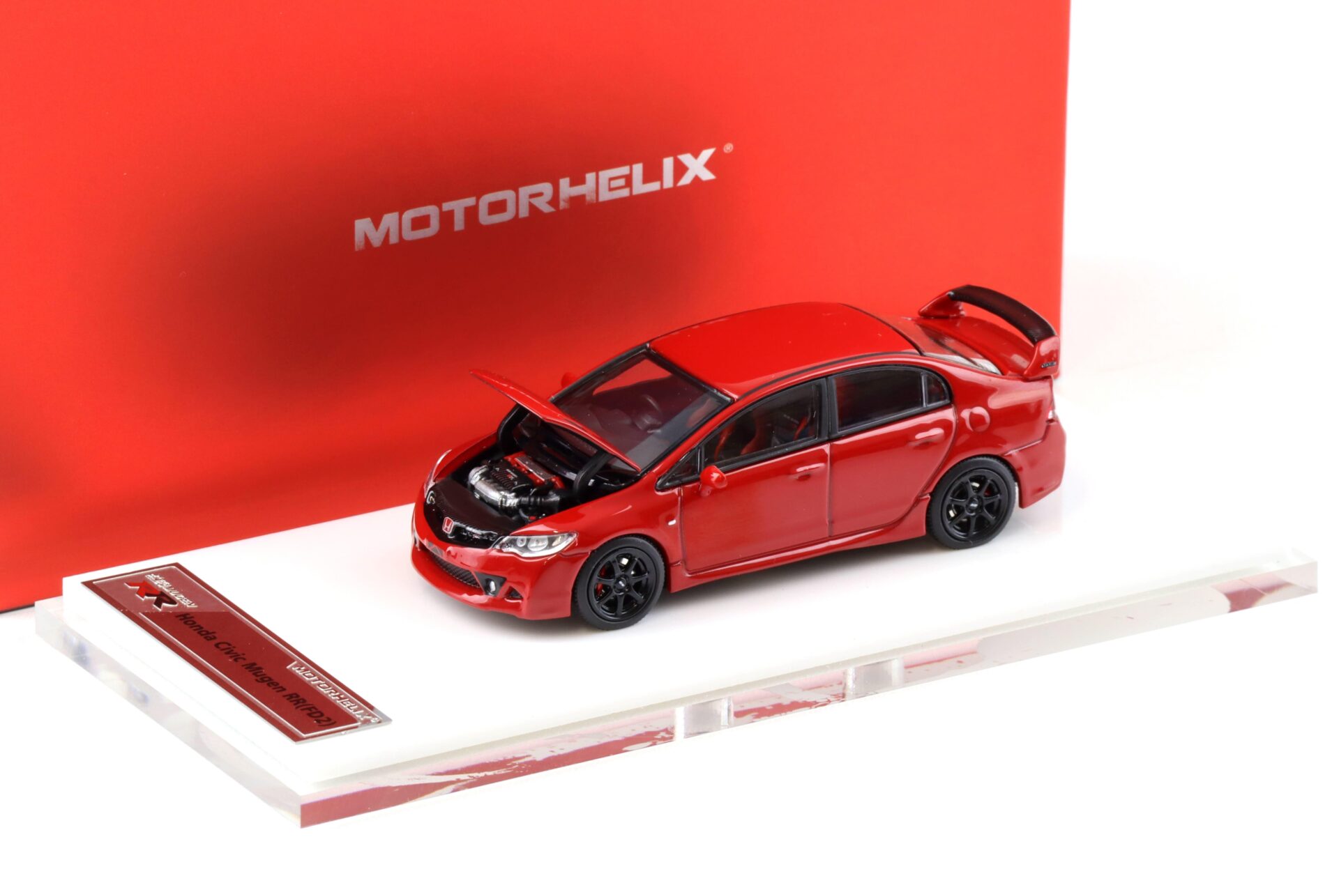 1:64 Motorhelix Honda Civic (FD2) Mugen RR Milano red M65410