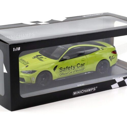 1:18 Minichamps BMW M4 (G82) Coupe 2020 Safety Car MotoGP Sao Paulo yellow