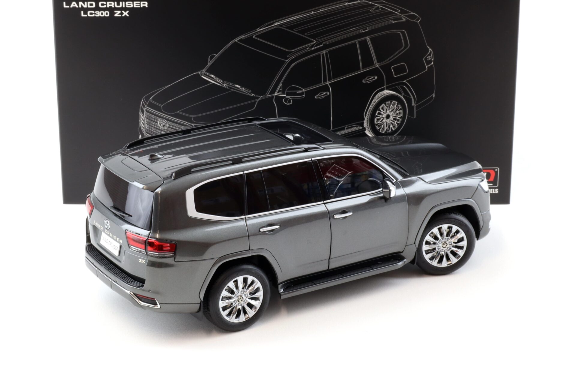 1:18 LCD Models Toyota Land Cruiser LC 300 ZX grey metallic LCD18013-ZX-GR