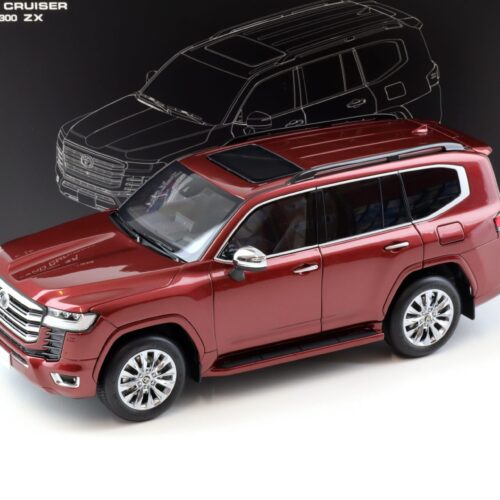 1:18 LCD Models Toyota Land Cruiser LC 300 ZX red metallic LCD18013-ZX-RE