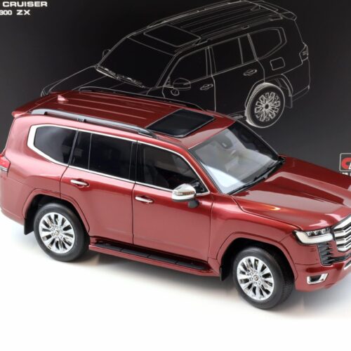 1:18 LCD Models Toyota Land Cruiser LC 300 ZX red metallic LCD18013-ZX-RE