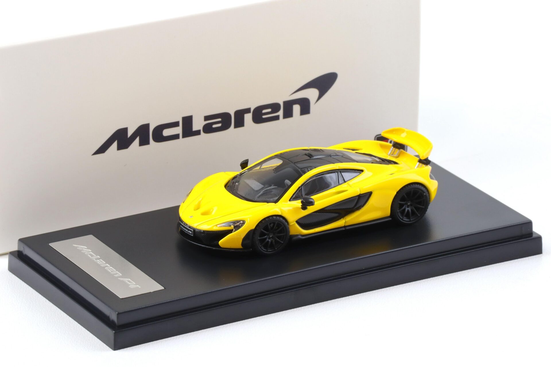 1:64 LCD Models McLaren P1 Coupe yellow Carbon LCD64023-YE