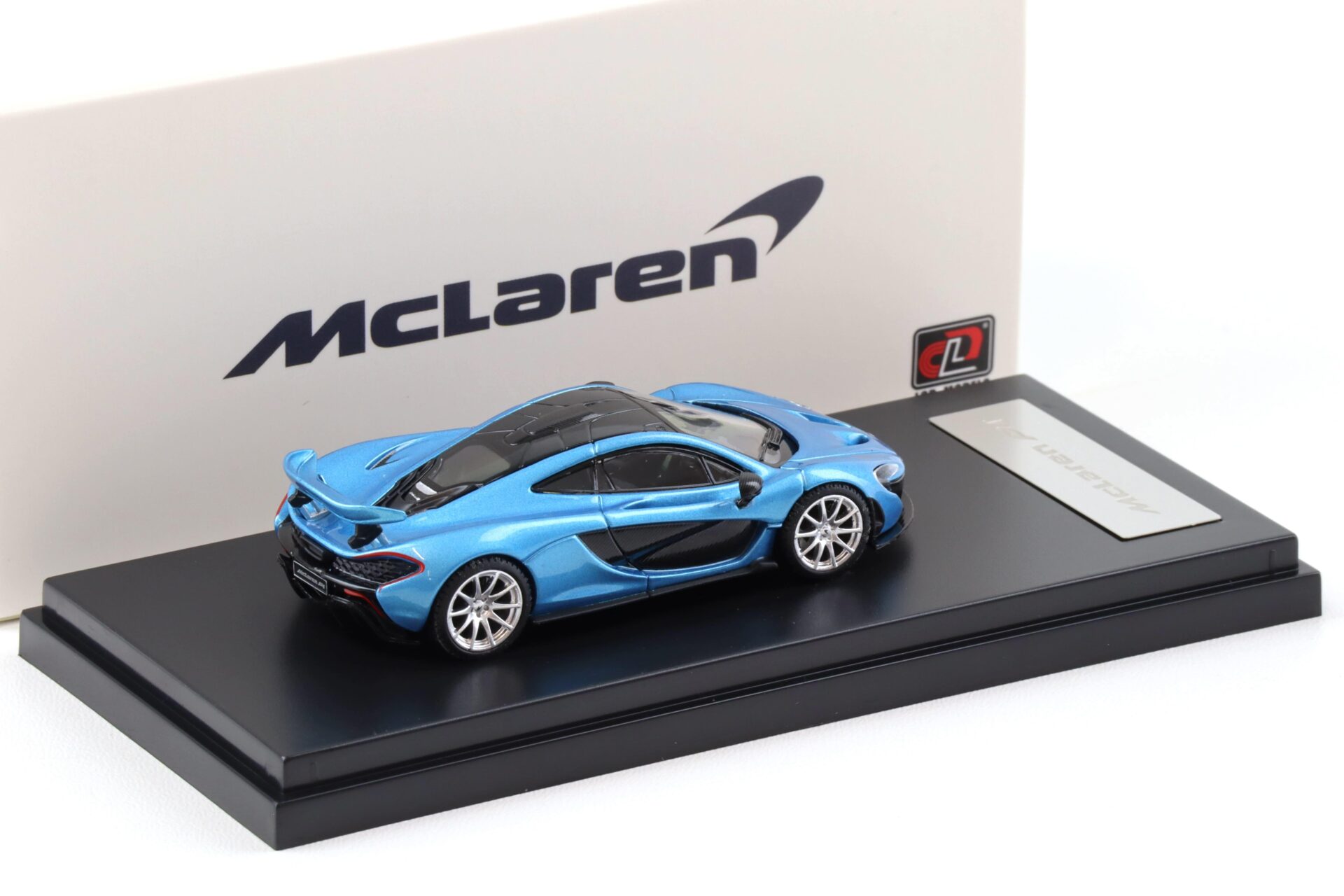 1:64 LCD Models McLaren P1 Coupe blue metallic/ Carbon LCD64023-LB