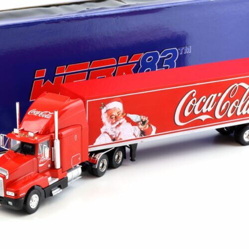 1:43 WERK83 Kenworth T600 Sattelzug COCA COLA Christmas Truck red