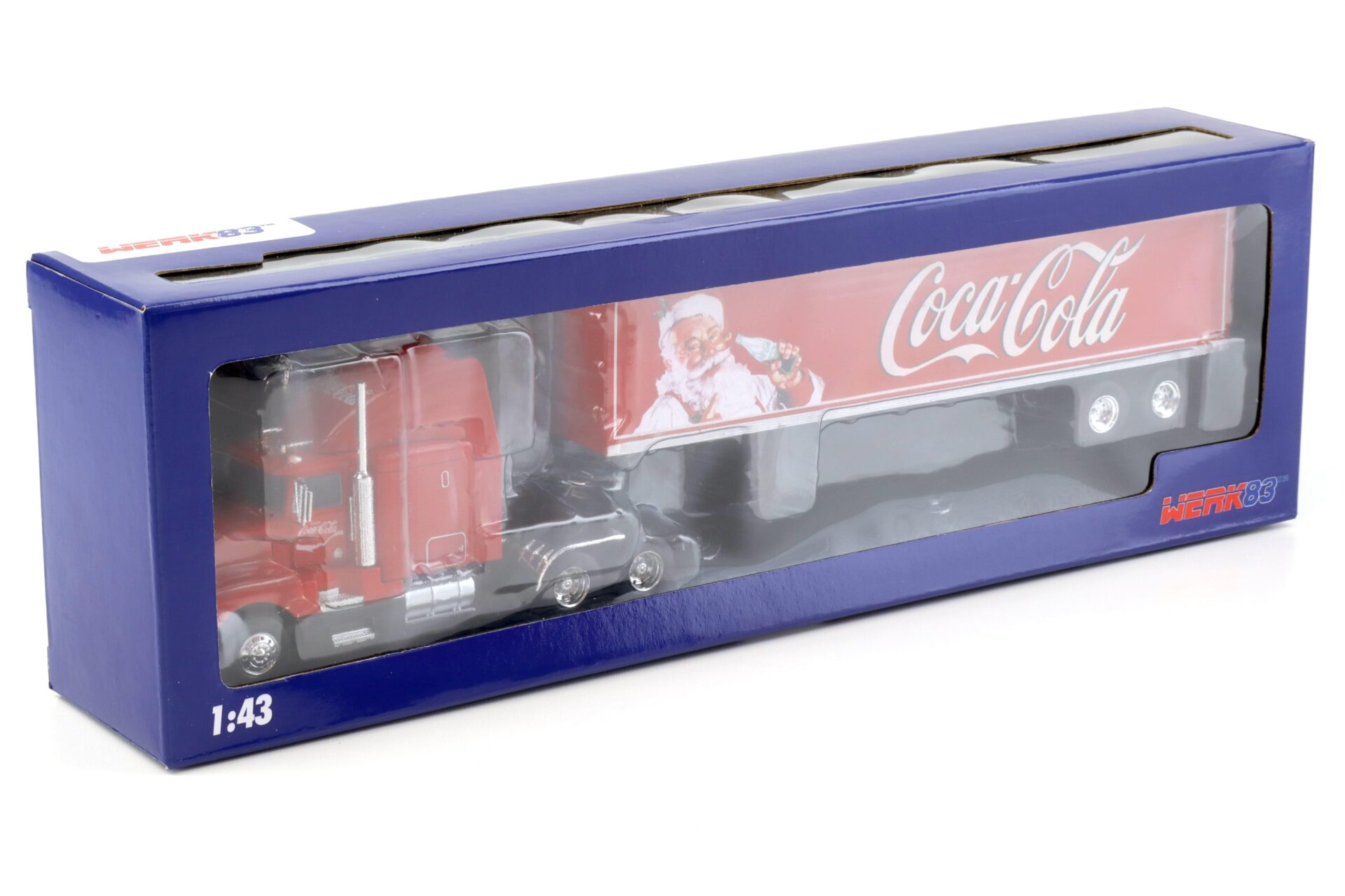 1:43 WERK83 Kenworth T600 Sattelzug COCA COLA Christmas Truck red