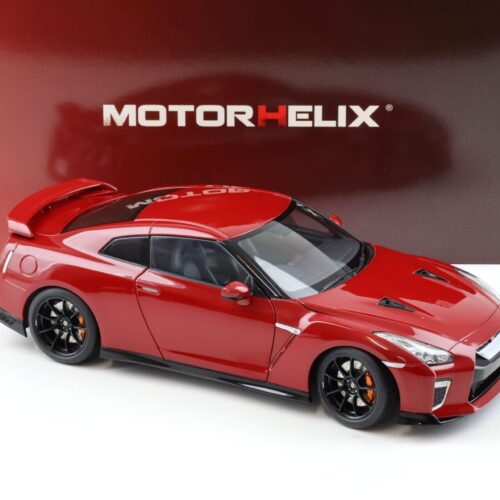 1:18 Motorhelix Nissan GT-R R35 Track Edition by NISMO 2020 Vibrant red M83511