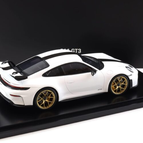 1:18 Spark Porsche 911 992.2 GT3 Coupe white/ gold wheels WAP DEALER