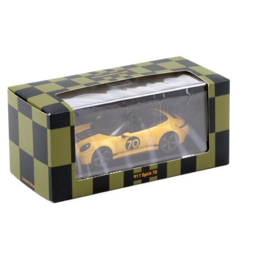 1:43 Spark Porsche 911 992.2 Convertible Spirit 70 Speed yellow IAA 2025 WAP DEALER