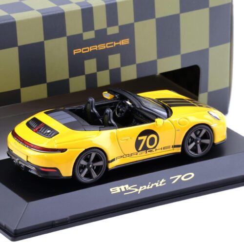 1:43 Spark Porsche 911 992.2 Convertible Spirit 70 Speed yellow IAA 2025 WAP DEALER
