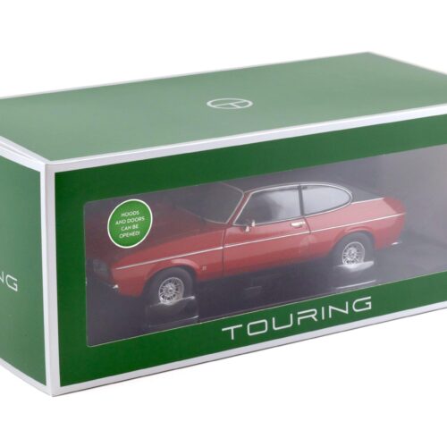 1:18 Touring Modelcars Ford Capri II Ghia 3.0 (1974-1977) Spanish red with Vinyl top black