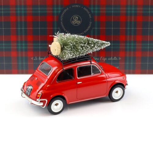 1:18 Norev Fiat 500 L 1968 red Christmas Edition Weihnachten