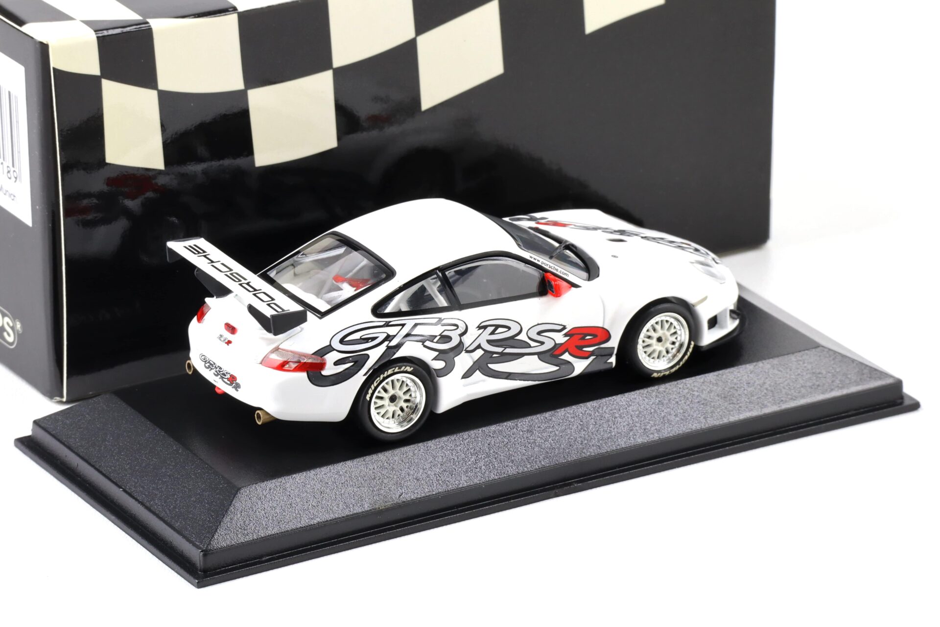 1:43 Minichamps Porsche 911 996 GT3 RSR Presentation 2003 white