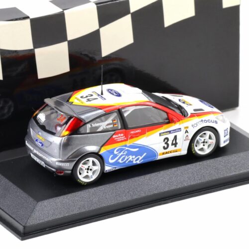 1:43 Minichamps Ford Focus WRC Rally Catalunya 2002 Kremer/ Schneppenheim #34