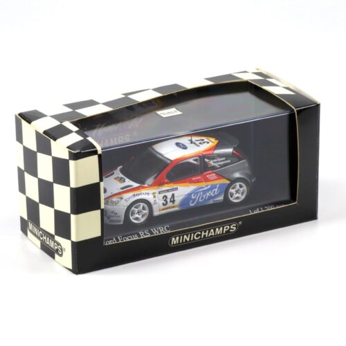 1:43 Minichamps Ford Focus WRC Rally Catalunya 2002 Kremer/ Schneppenheim #34