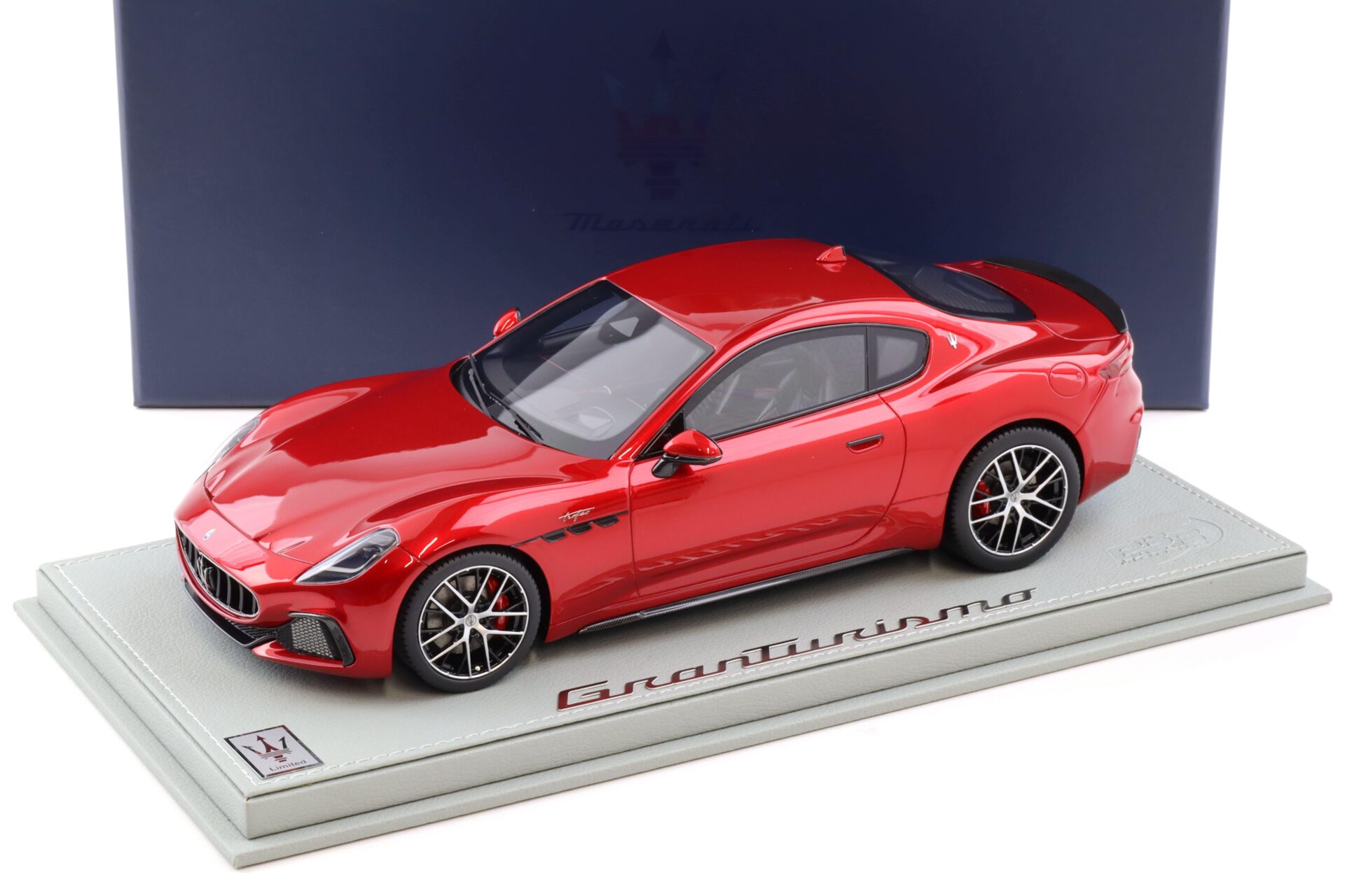 1:18 BBR Maserati Granturismo Trofeo 2023 Rosso GT metallic DEALER VERSION