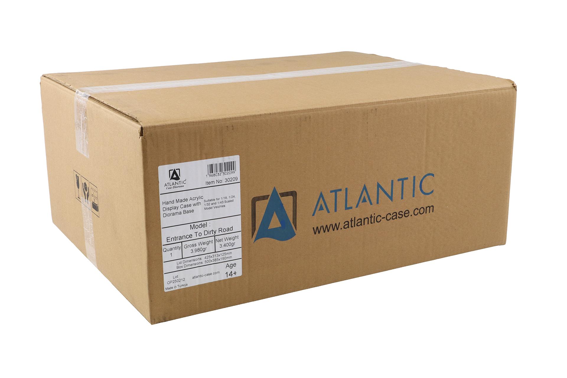 1:18 Atlantic Diorama Entrance to Dirty Road with Show Case Display Case 30209