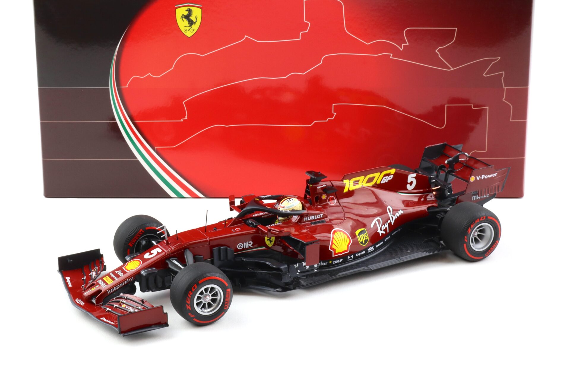 1:18 BBR F1 Ferrari SF1000 Tuscan GP #5 Grand Prix 2020 Vettel 1000 F1 RACE