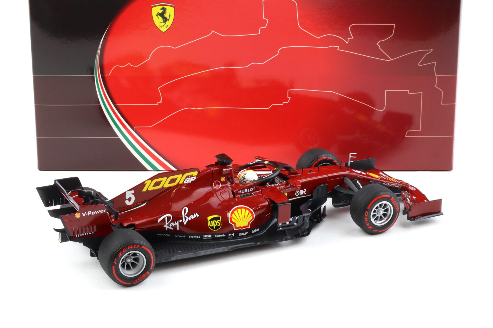 1:18 BBR F1 Ferrari SF1000 Tuscan GP #5 Grand Prix 2020 Vettel 1000 F1 RACE