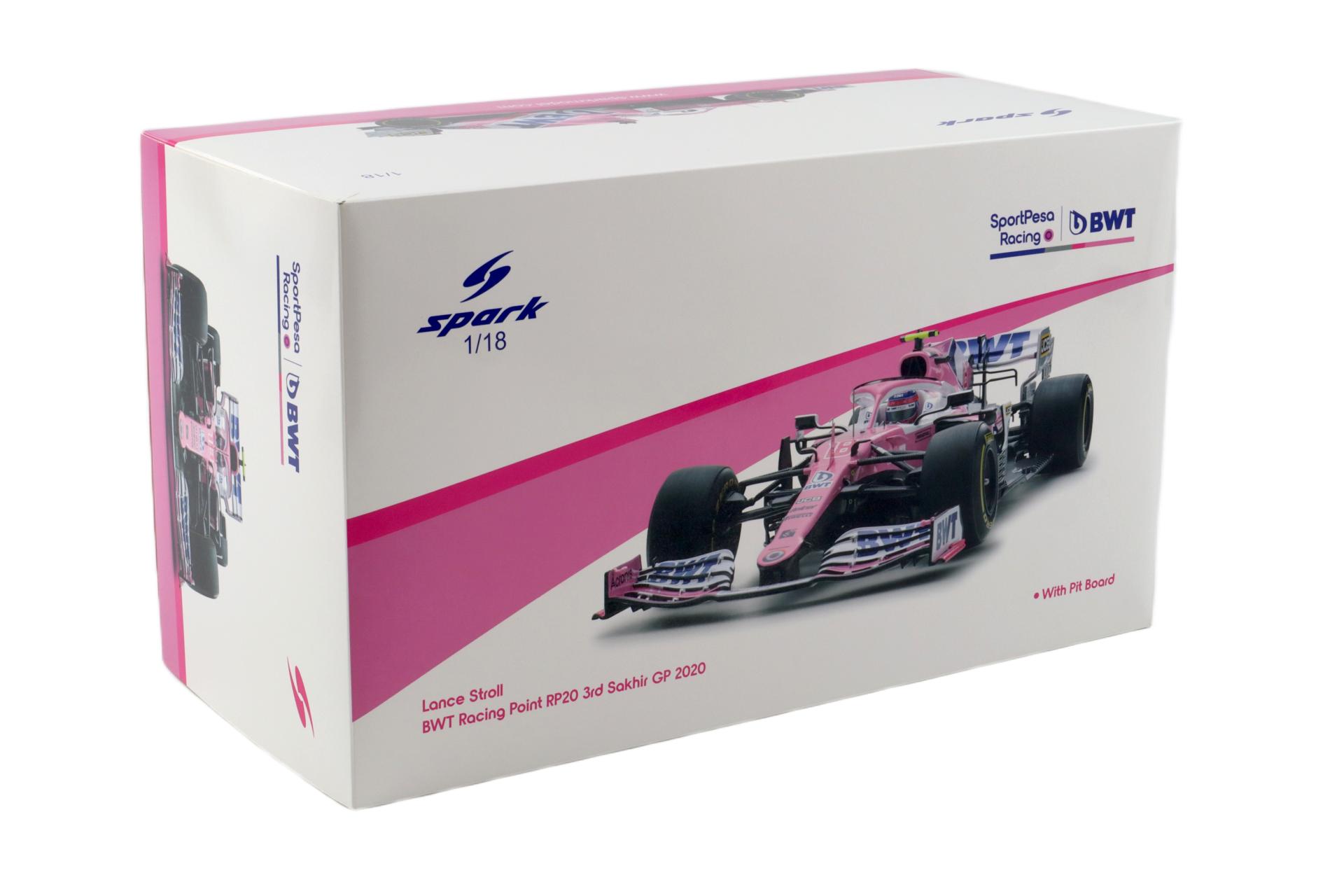 1:18 Spark F1 BWT Racing Point RP20 #18 3rd Sakhir GP 2020 Lance Stroll