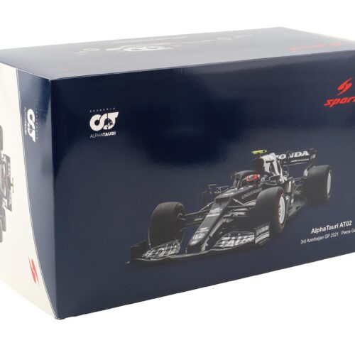 1:18 Spark F1 AlphaTauri AT02 #10 Pierre Gasly 3rd Azerbaijan GP 2021