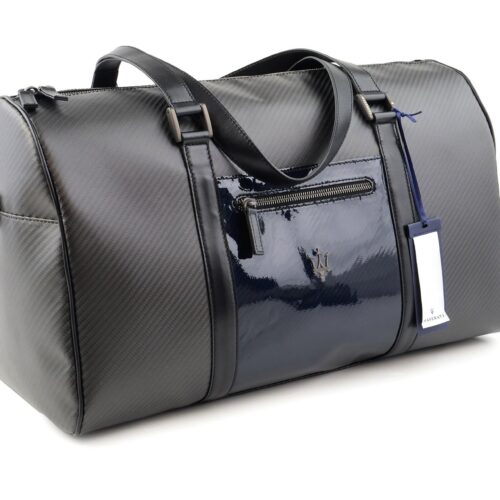 Original Maserati Tigamaro Tasche Reisetasche GT Boston Piccola Nero/ blue Carbon