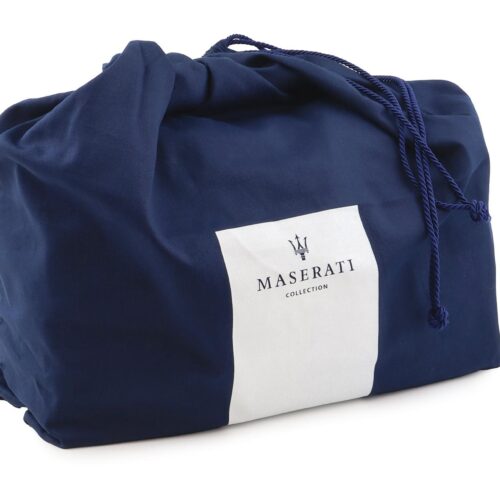 Original Maserati Tigamaro Tasche Reisetasche GT Boston Piccola Nero/ blue Carbon