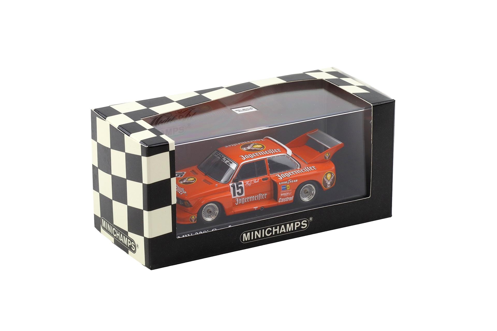 1:43 Minichamps BMW 320i E21 Grupp 5 H.J. Stuck #15 Winner Eifelrennen DRM 1977