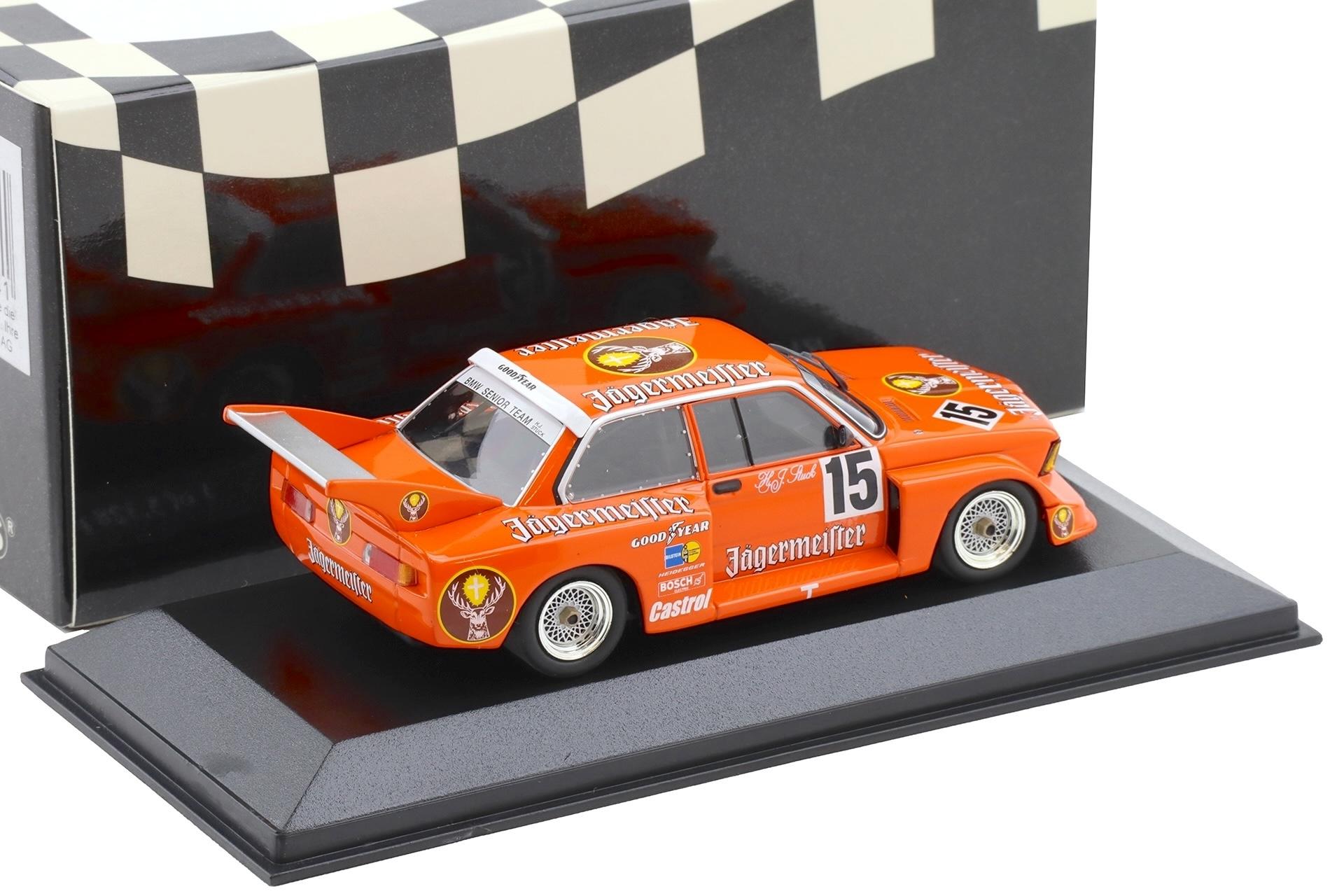 1:43 Minichamps BMW 320i E21 Grupp 5 H.J. Stuck #15 Winner Eifelrennen DRM 1977