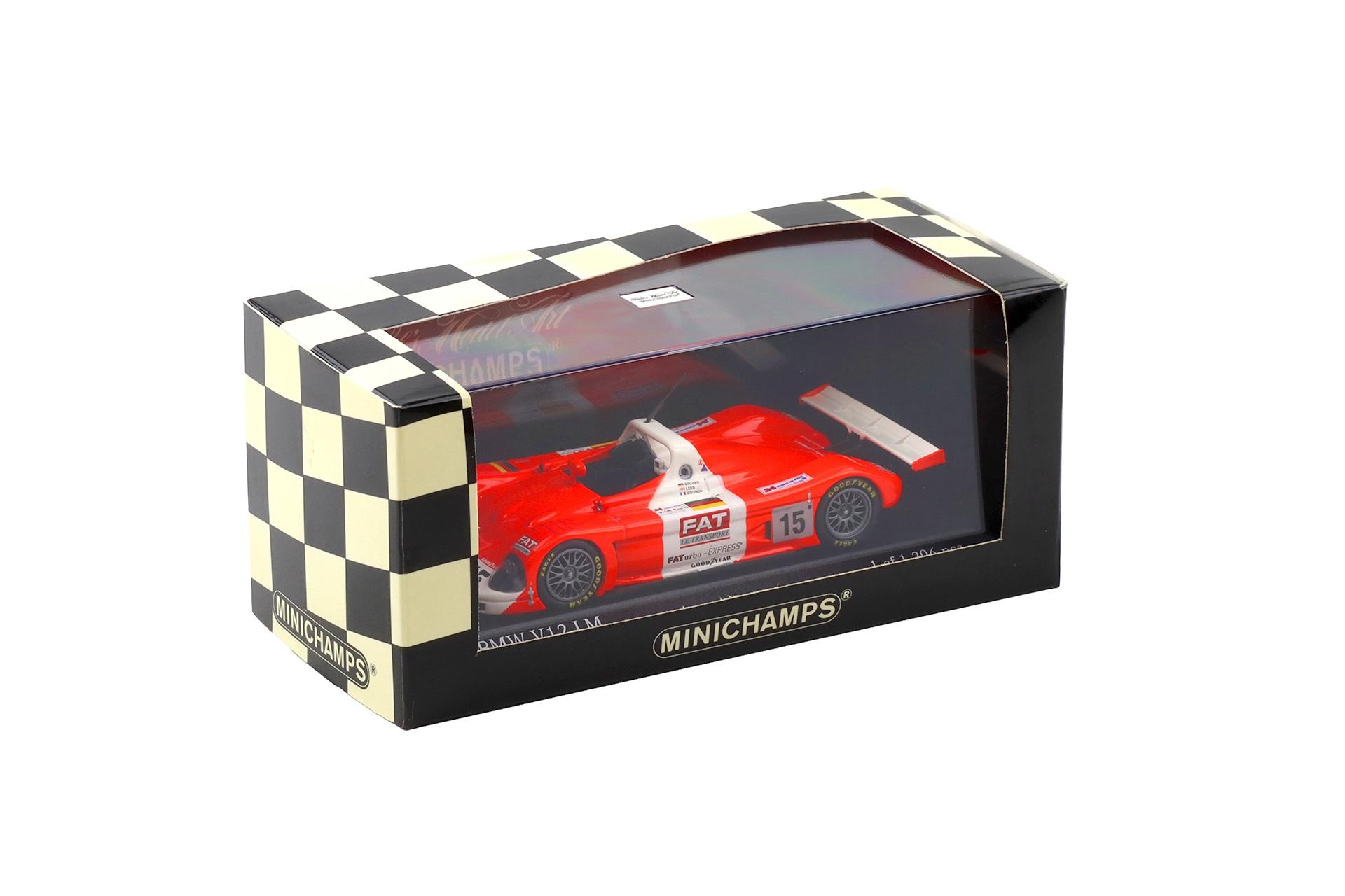 1:43 Minichamps BMW V12 LM Le Mans 24h 2000 Team Bscher #15 Gounon/ Less