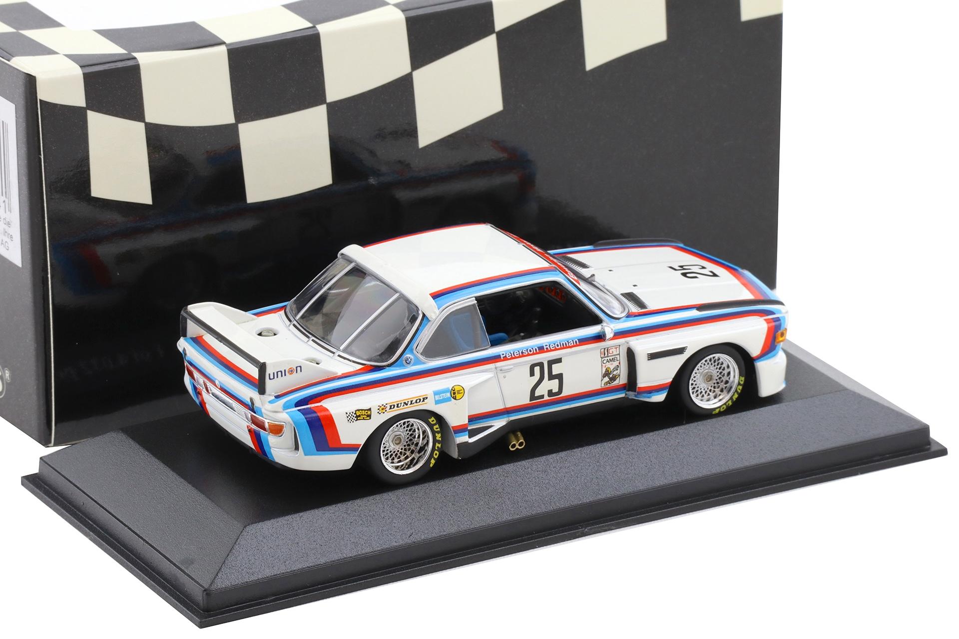 1:43 Minichamps BMW 3.5 CSL IMSA Sebring 12h 1975 Redman/ Moffat/Stuck #25