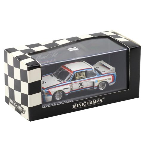 1:43 Minichamps BMW 3.5 CSL IMSA Sebring 12h 1975 Redman/ Moffat/Stuck #25