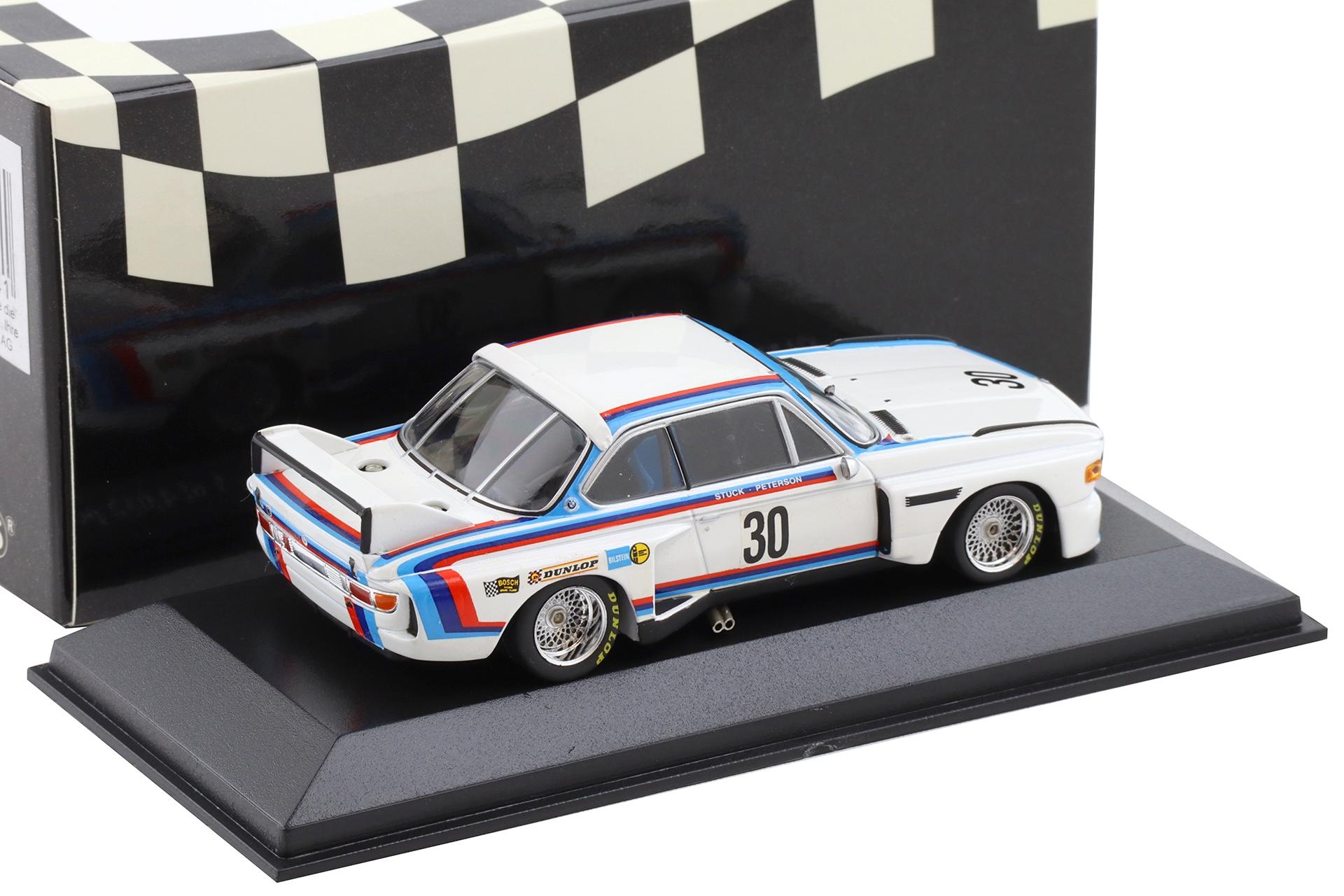 1:43 Minichamps BMW 3.5 CSL Norisring DRM 1975 H.J.Stuck #30