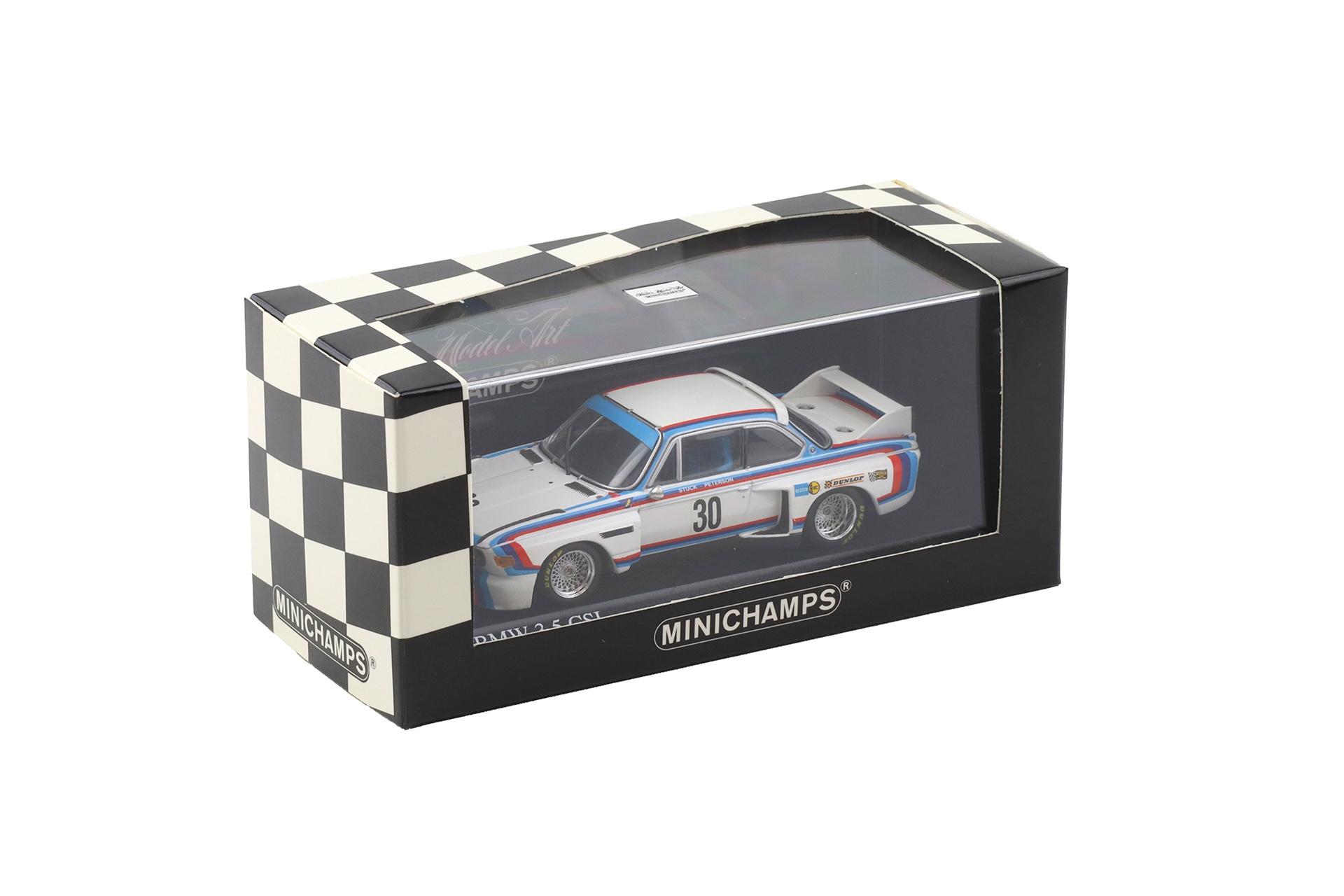 1:43 Minichamps BMW 3.5 CSL Norisring DRM 1975 H.J.Stuck #30