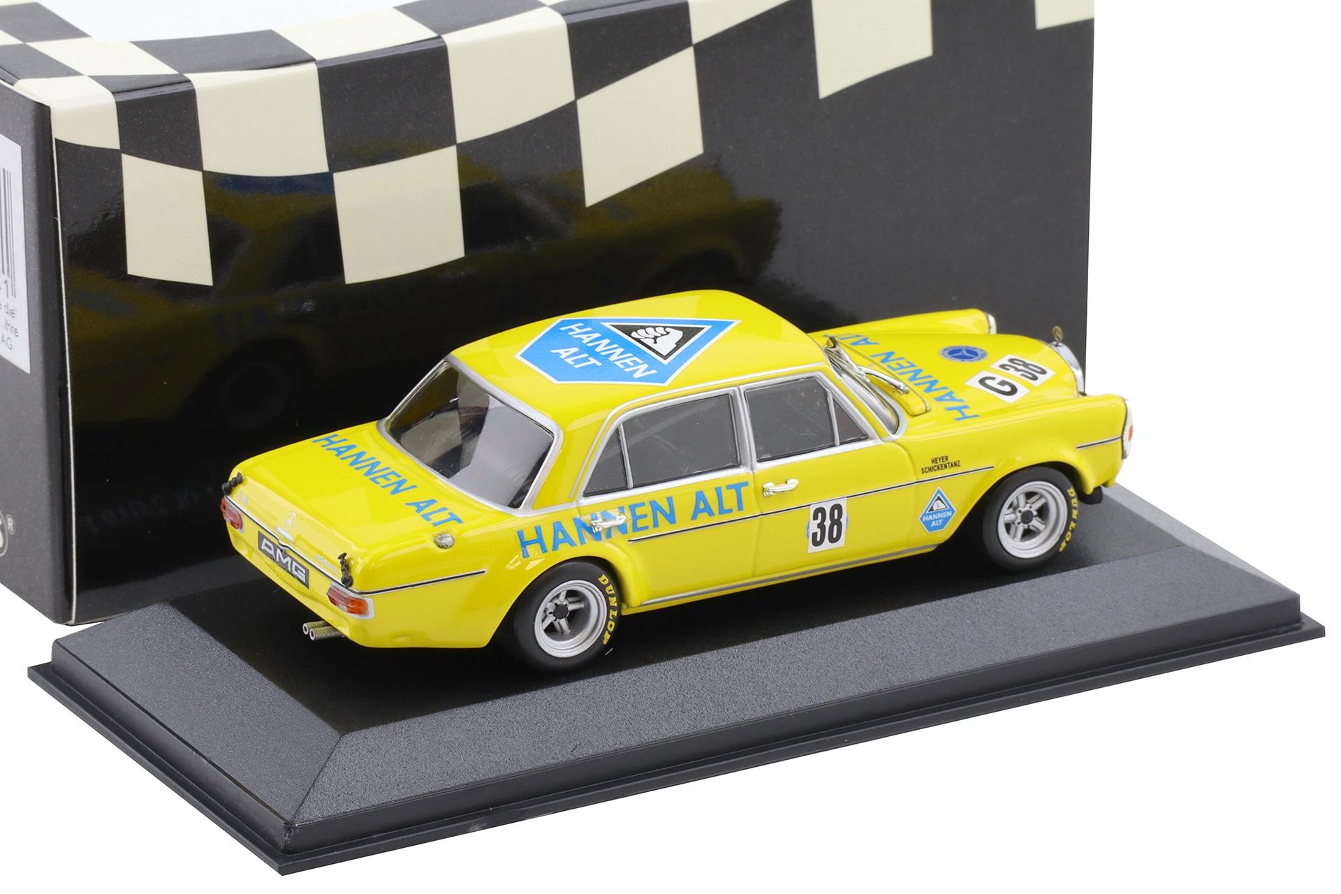 1:43 Minichamps Mercedes 300 SEL 6.8 Heyer #38 Hockenheim 1971
