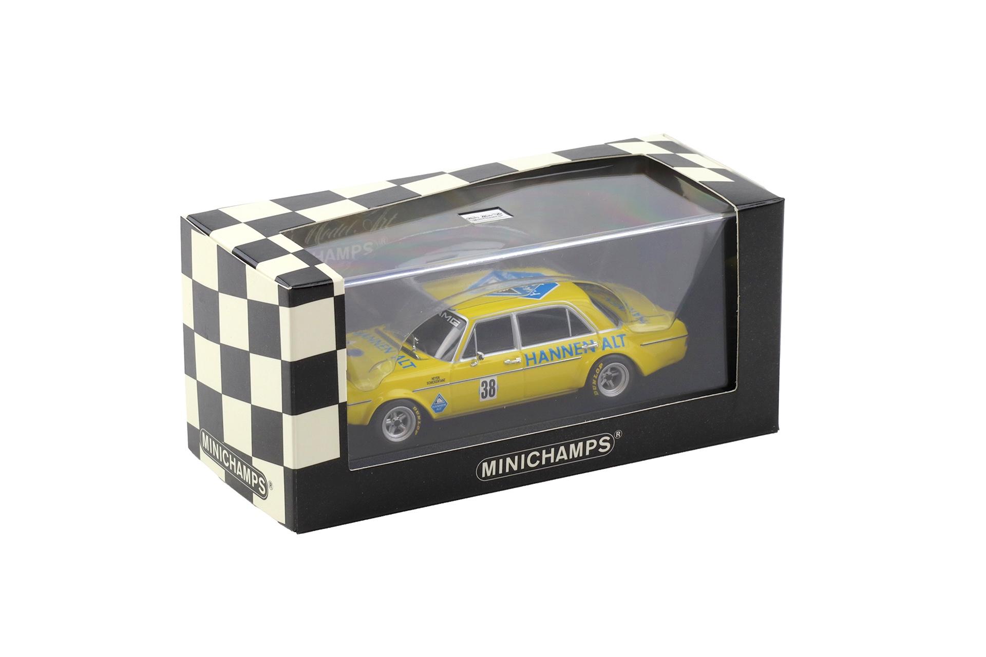 1:43 Minichamps Mercedes 300 SEL 6.8 Heyer #38 Hockenheim 1971