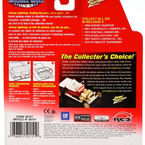 1:64 Johnny Lightning 1970 Plymouth Superbird red Muscle Cars U.S.A.