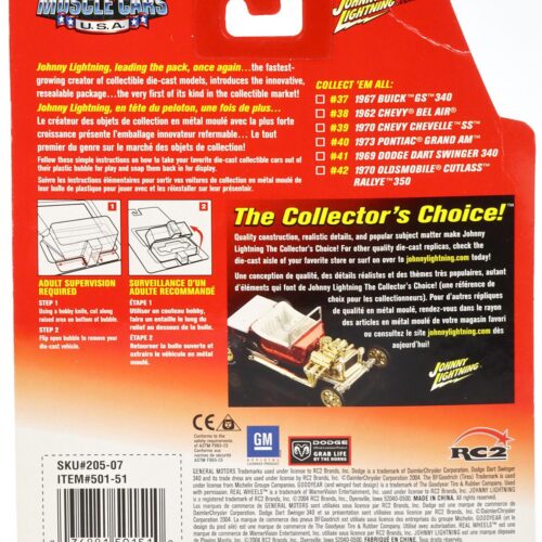 1:64 Johnny Lightning 1970 Chevy Chevelle SS light green metallic Muscle Cars U.S.A.