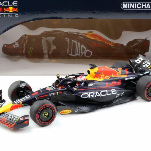 1:18 Minichamps F1 Oracle Red Bull Racing RB19 Verstappen Qatar GP 2023 World Champ