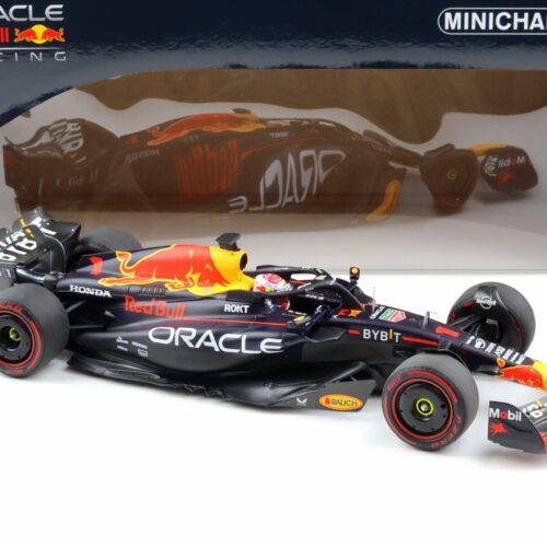 1:18 Minichamps F1 Oracle Red Bull Racing RB19 Verstappen Qatar GP 2023 World Champ