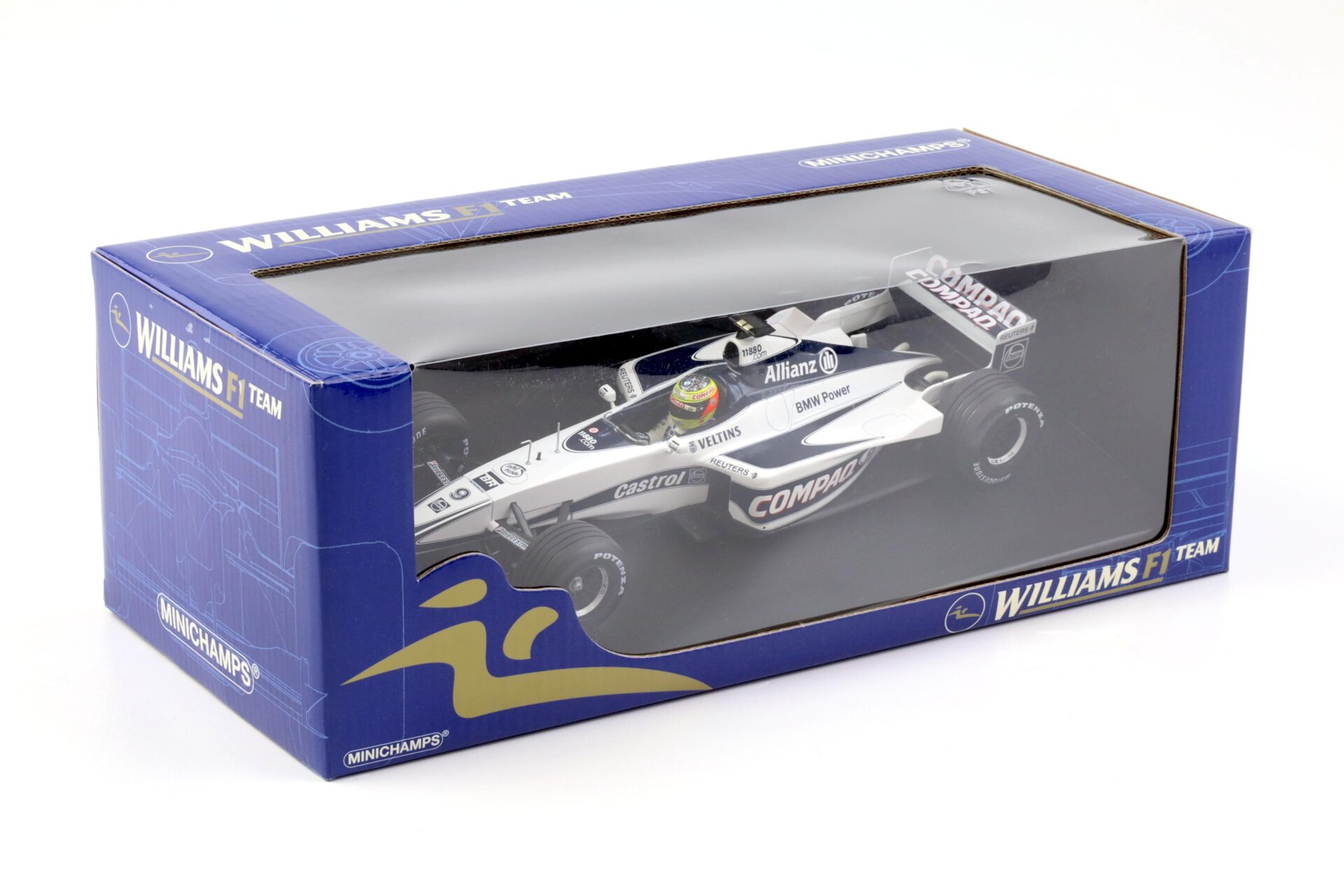 1:18 Minichamps F1 Williams BMW FW22 R.Schumacher #9 Allianz 2000