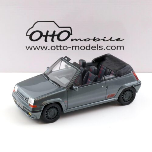 1:18 OTTO mobile OT1196 Renault 5 GT Turbo Cabriolet Tungstene grey 1995