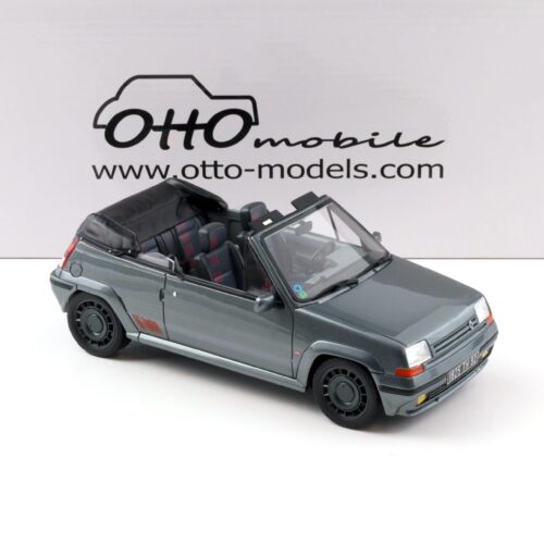 1:18 OTTO mobile OT1196 Renault 5 GT Turbo Cabriolet Tungstene grey 1995