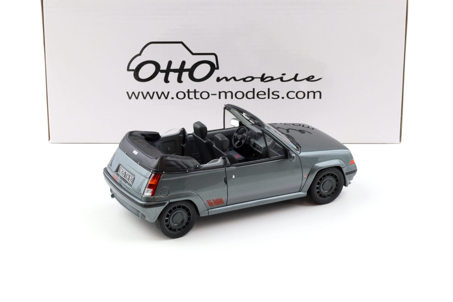 1:18 OTTO mobile OT1196 Renault 5 GT Turbo Cabriolet Tungstene grey 1995