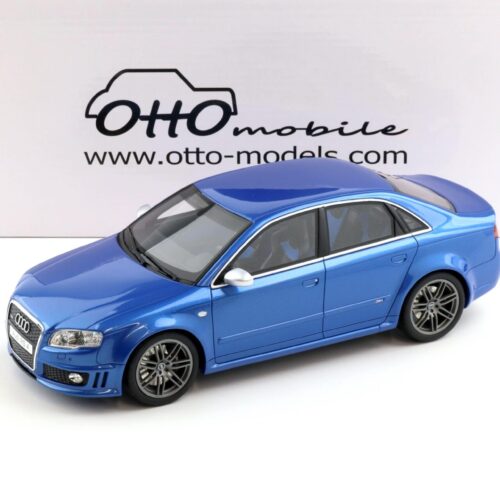 1:18 OTTO mobile OT1215 Audi RS4 Sedan B7 Sprint blue metallic 2007