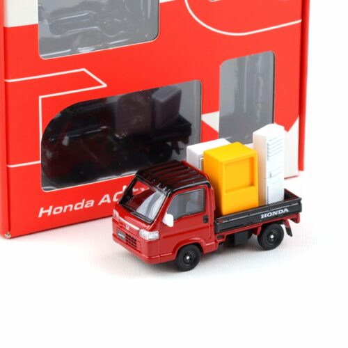 1:64 Motorhelix Honda ACTY Truck Town Spirit Style Flame red x black