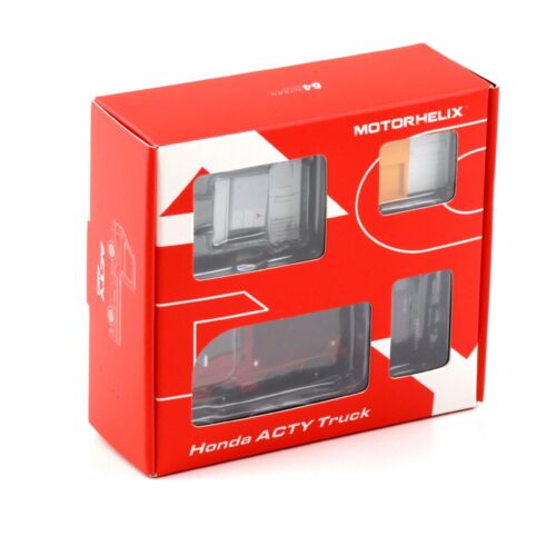 1:64 Motorhelix Honda ACTY Truck Town Spirit Style Flame red x black