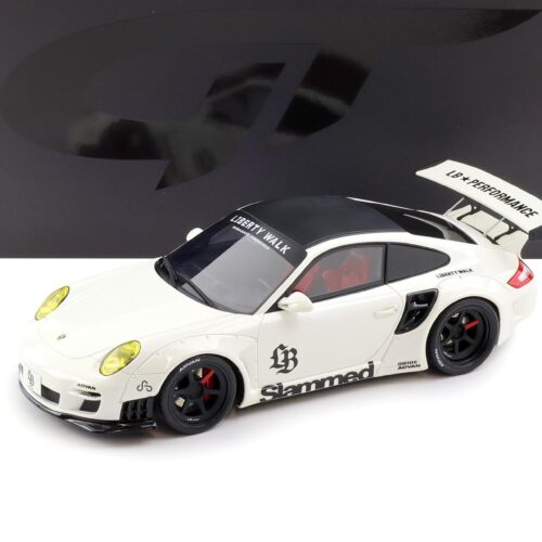 1:18 GT Spirit GT958 Porsche 911 997 Turbo LB-Works Liberty Walk white