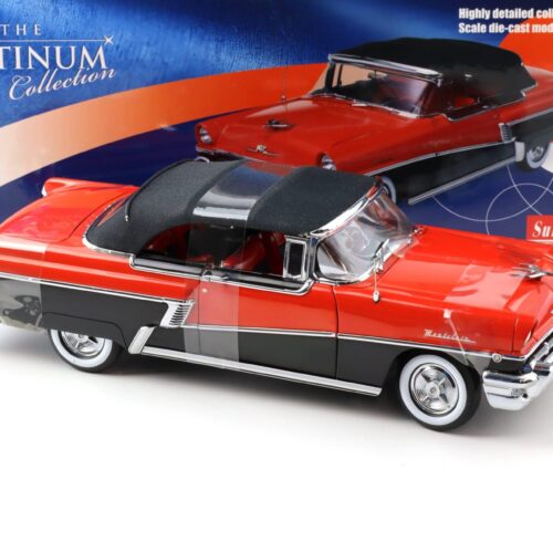 1:18 Sun Star 1956 Mercury Montclair Closed Convertible Carousel red/ Tuxedo black